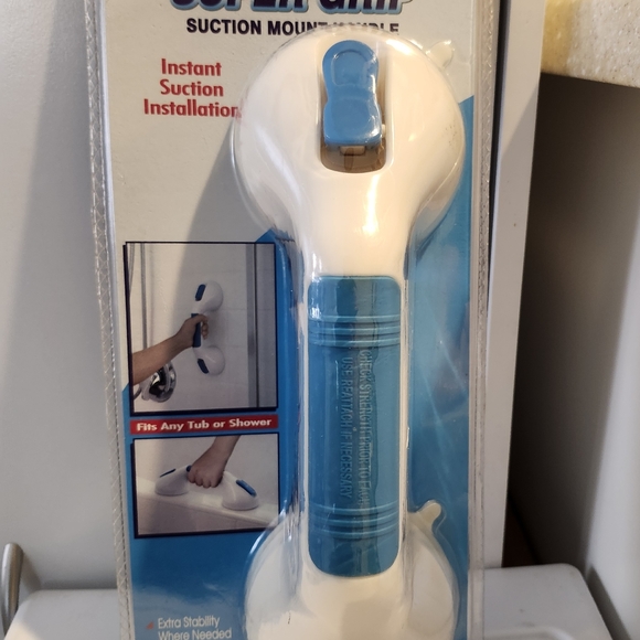 NIB- IDEAWorks Super Grip Suction Mount Handle - Bath Safety Grip- $9 - Picture 5 of 5